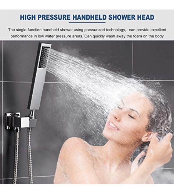 ESNBIA Oil Rubbed Bronze Shower System, Bathroom 12 Inches Rain Shower Head